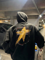 レトロ エンブレムバックプリント パーカー