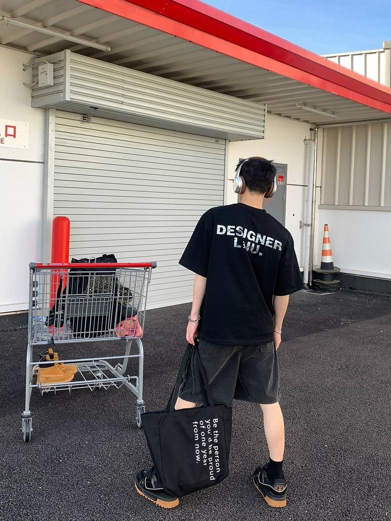 アンティークロゴ バックプリントTシャツ