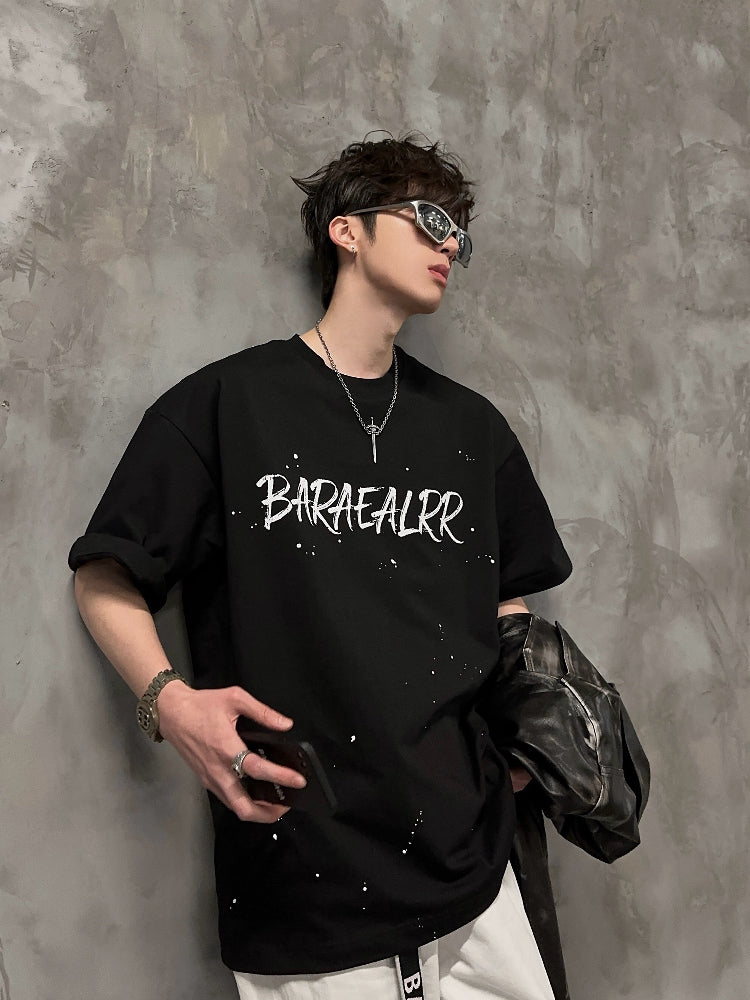インクレター ペイントTシャツ