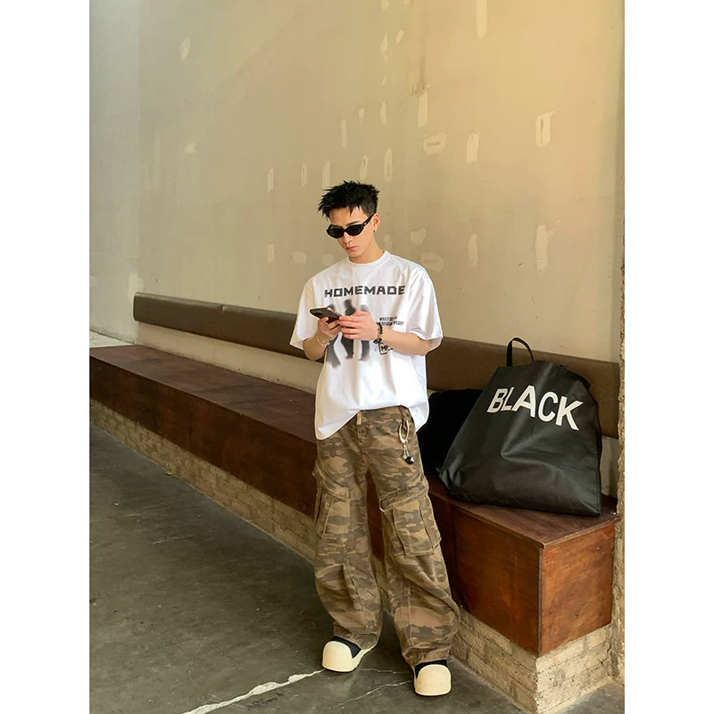 アメリカン ゴーステッド プリントTシャツ