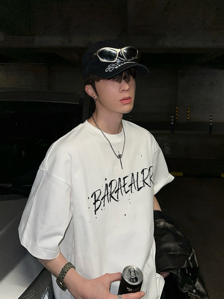 インクレター ペイントTシャツ