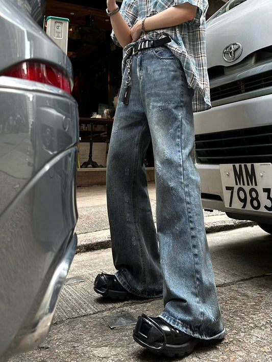 マイクロダメージ ブルー ジーンズ