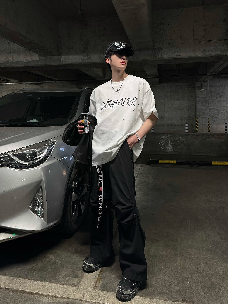 インクレター ペイントTシャツ