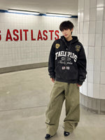 アメリカンレトロプリント ジップパーカー