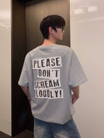 バックプリント オールドパッチレターTシャツ