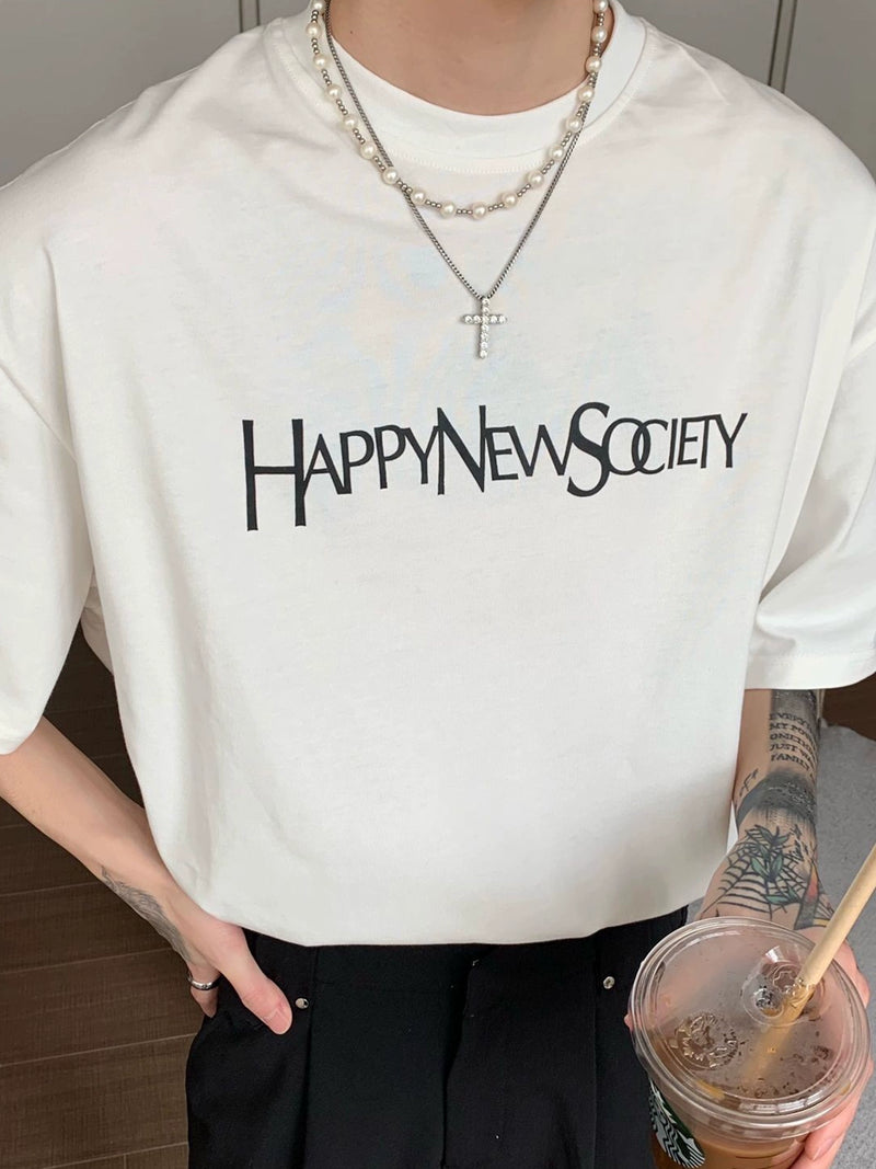 タイポグラフィックメッセージ Tシャツ