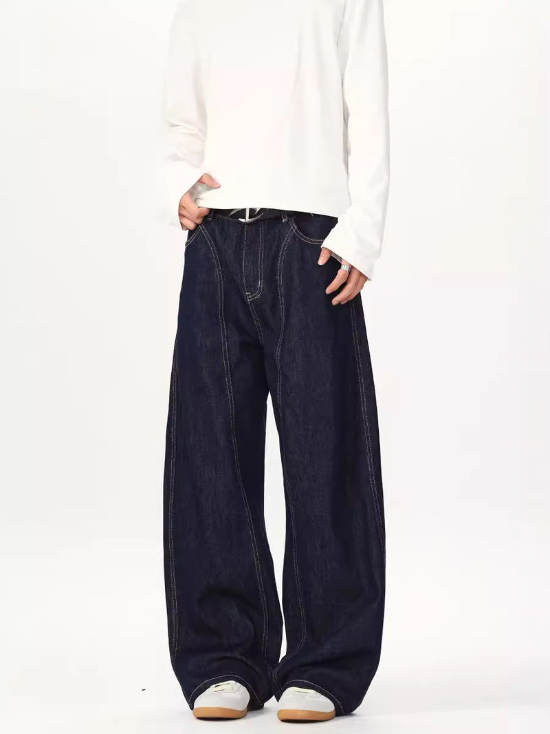 スタイルマッチ ワイド リジットデニム