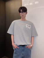 バックプリント オールドパッチレターTシャツ