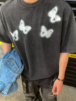 グロウバタフライ プリントTシャツ