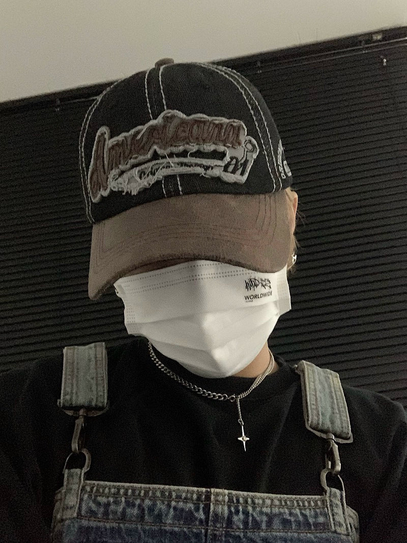 レトロ ウォッシュダメージ ベースボールキャップ