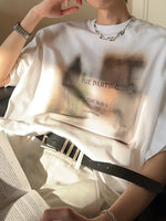 レトロ ブラーフィギュア プリントTシャツ