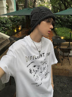 ハンドペイントレター Tシャツ