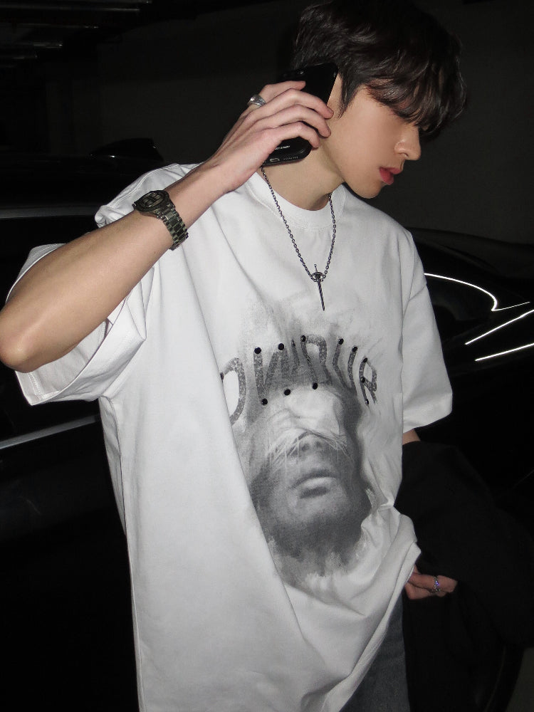 ブラインドアイズ ファントムプリントTシャツ