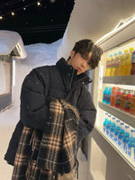 タータンチェック柄 フリースマフラー