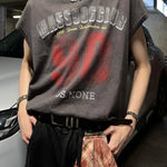 アメリカンレトロ ウォッシュ ノースリーブTシャツ
