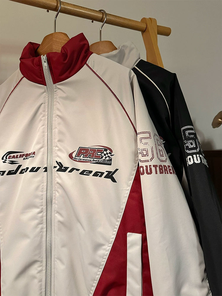 アメリカンレトロ レーシング中綿ジャケット