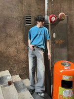 スカイブルー サイドタックTシャツ