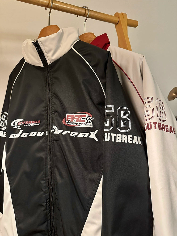 アメリカンレトロ レーシング中綿ジャケット