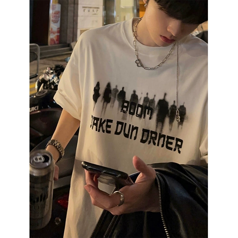 ゴーステッド レタープリント Tシャツ