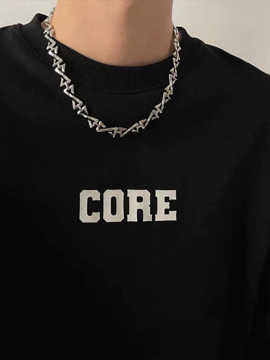 シルバー Zチェーンネックレス