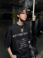 パッチエンブレム クラックレタリング Tシャツ