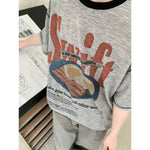 ブレックファースト グラフィティステッチTシャツ