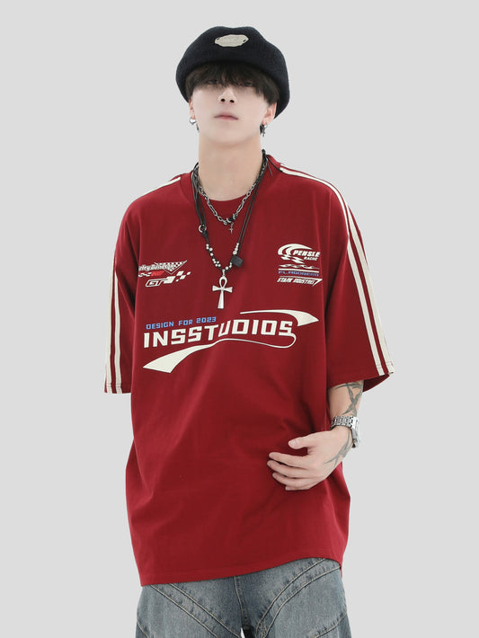 スリーストライプ レーシング ゲームシャツ